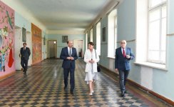 Первый вице-президент Азербайджана Мехрибан Алиева ознакомилась с условиями в Детской школе искусств №2 (ФОТО)