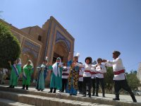 Удивительные богатыри в древней Хиве! Как азербайджанец тянул локомотив и перетаскивал якорь (ФОТО)