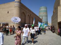 Удивительные богатыри в древней Хиве! Как азербайджанец тянул локомотив и перетаскивал якорь (ФОТО)