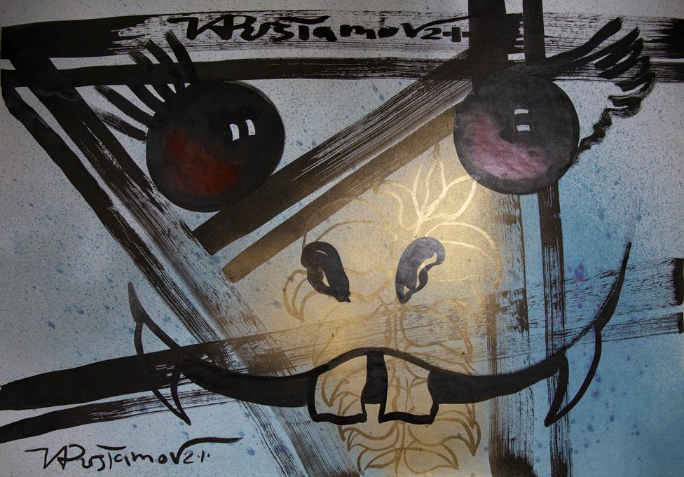 Фантазии Махмуда Рустамова из неопубликованного (ФОТО)