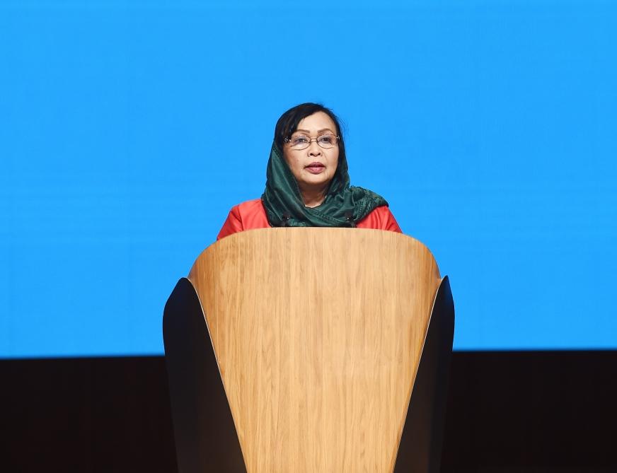 Первый вице-президент Мехрибан Алиева приняла участие в церемонии открытия Форума госуслуг ООН (ФОТО) (версия 2)