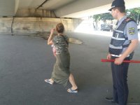 В Баку полиция ведет просветительскую работу среди водителей и пешеходов (ФОТО)