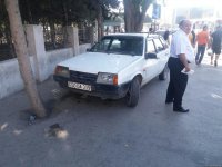 В Баку полиция ведет просветительскую работу среди водителей и пешеходов (ФОТО)