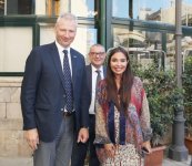 Вице-президент Фонда Гейдара Алиева Лейла Алиева приняла участие на презентации проекта «Поощрение инклюзивного образования посредством традиционного искусства» (ФОТО) (версия 2)