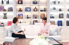 Первый вице-президент Мехрибан Алиева встретилась с генеральным директором ЮНЕСКО Одрэ Азуле (ФОТО)