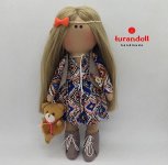 Заряжаю работы положительными нотами - мастер индивидуальных авторских кукол Туран Аслан (ФОТО)