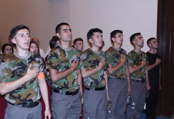 Азербайджанская молодежь дает клятвоприношение и будет готовиться в экстремальных условиях (ФОТО)