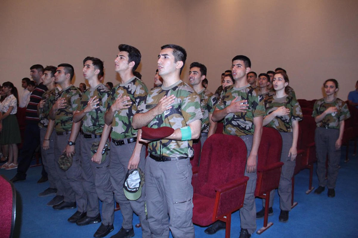 Азербайджанская молодежь дает клятвоприношение и будет готовиться в экстремальных условиях (ФОТО)