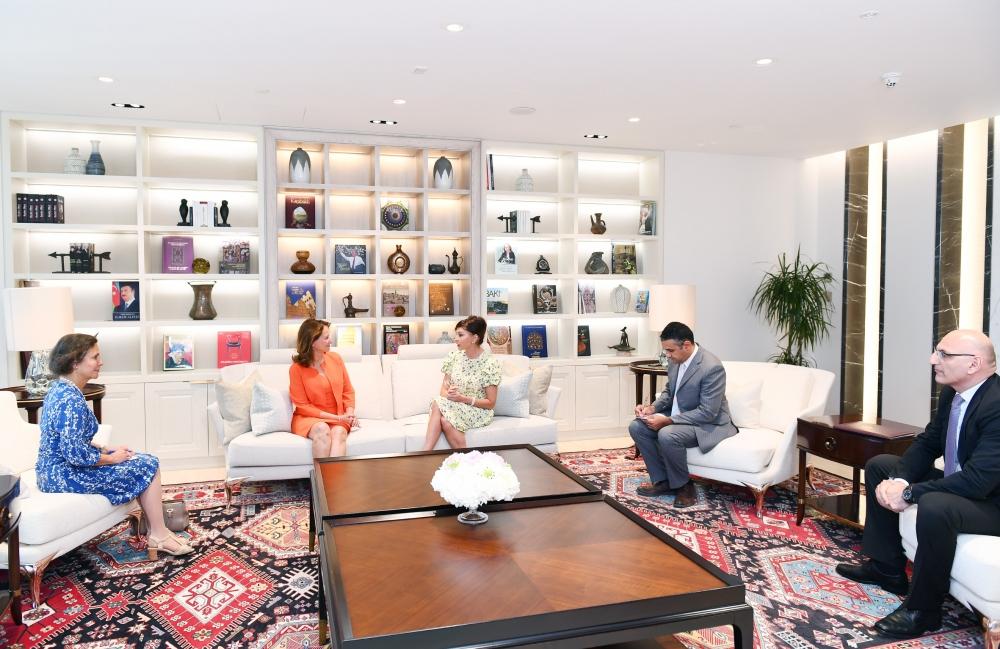 Первый вице-президент Азербайджана Мехрибан Алиева встретилась с послом Франции, ответственным за международные переговоры по вопросам Арктики и Антарктики (ФОТО) 
(версия 2)