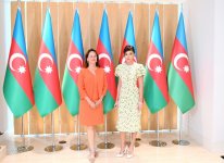 Первый вице-президент Азербайджана Мехрибан Алиева встретилась с послом Франции, ответственным за международные переговоры по вопросам Арктики и Антарктики (ФОТО) 
(версия 2)