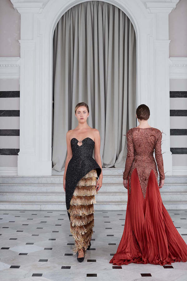 Азербайджанский дизайнер из Лондона представила "Висячие сады Вавилона" на Неделе моды в Париже (ФОТО)