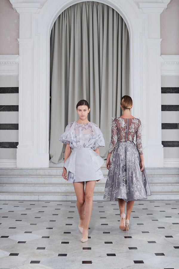 Азербайджанский дизайнер из Лондона представила "Висячие сады Вавилона" на Неделе моды в Париже (ФОТО)