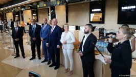 Сегодня состоялось открытие регулярного авиарейса Баку - Шарм-эль-Шейх (ФОТО)