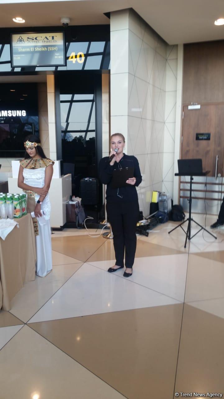 Сегодня состоялось открытие регулярного авиарейса Баку - Шарм-эль-Шейх (ФОТО)