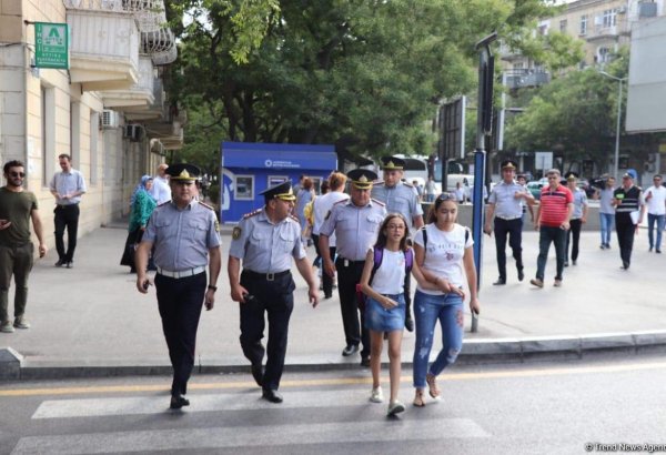 Полиция Баку проводит масштабную профилактику правонарушений в столице (ФОТО)