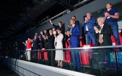 Президент Ильхам Алиев и Первая леди Мехрибан Алиева приняли участие в церемонии торжественного открытия XV Европейского юношеского летнего олимпийского фестиваля (ФОТО) (версия 3)