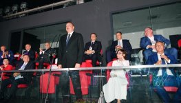 Президент Ильхам Алиев и Первая леди Мехрибан Алиева приняли участие в церемонии торжественного открытия XV Европейского юношеского летнего олимпийского фестиваля (ФОТО) (версия 3)