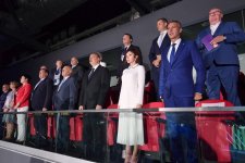 Президент Ильхам Алиев и Первая леди Мехрибан Алиева приняли участие в церемонии торжественного открытия XV Европейского юношеского летнего олимпийского фестиваля (ФОТО) (версия 3)