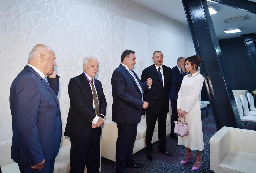 Президент Ильхам Алиев и Первая леди Мехрибан Алиева приняли участие в церемонии торжественного открытия XV Европейского юношеского летнего олимпийского фестиваля (ФОТО) (версия 3)