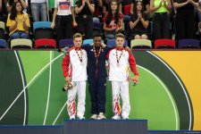 EYOF Baku 2019: Церемония награждения победителей в опорном прыжке и в упражнениях на бревне (ФОТО)