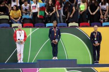 EYOF Baku 2019: Церемония награждения победителей в опорном прыжке и в упражнениях на бревне (ФОТО)