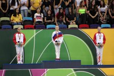 EYOF Baku 2019: Церемония награждения победителей и призеров соревнований в упражнениях на параллельных брусьях и в вольных упражнениях (ФОТО)