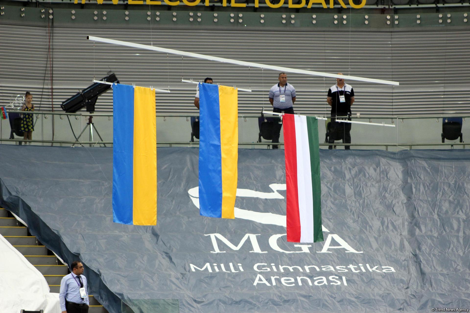 EYOF Baku 2019: Церемония награждения победителей и призеров соревнований в упражнениях на параллельных брусьях и в вольных упражнениях (ФОТО)