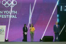Потрясающая церемония закрытия XV Летнего европейского юношеского олимпийского фестиваля в Баку (ФОТОРЕПОРТАЖ)
