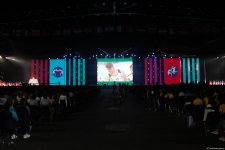 Потрясающая церемония закрытия XV Летнего европейского юношеского олимпийского фестиваля в Баку (ФОТОРЕПОРТАЖ)
