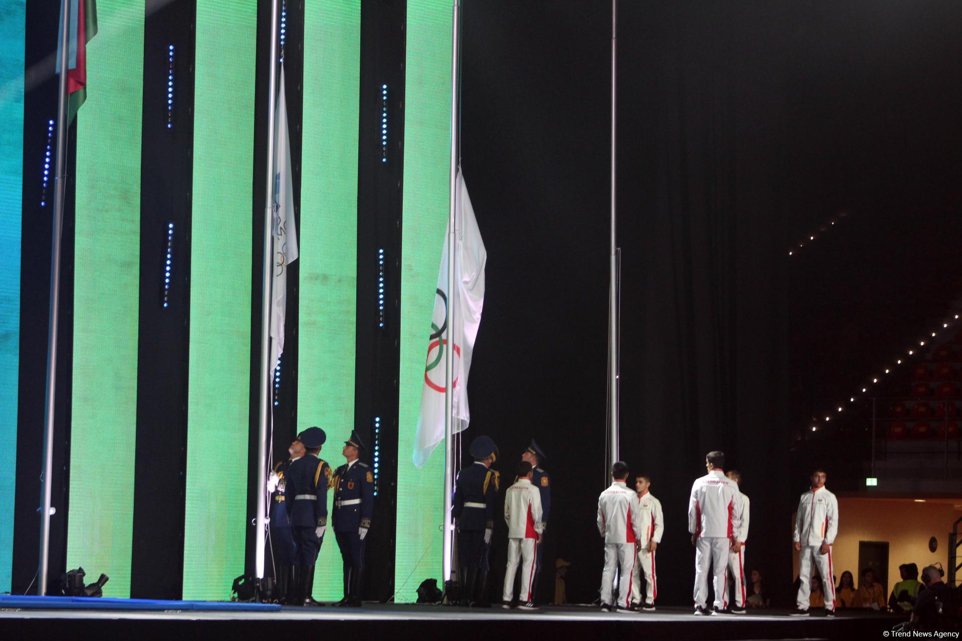 Потрясающая церемония закрытия XV Летнего европейского юношеского олимпийского фестиваля в Баку (ФОТОРЕПОРТАЖ)