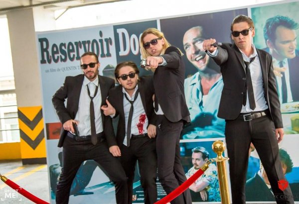 Герои Квентина Тарантино "ожили" в Баку (ФОТО/ВИДЕО)