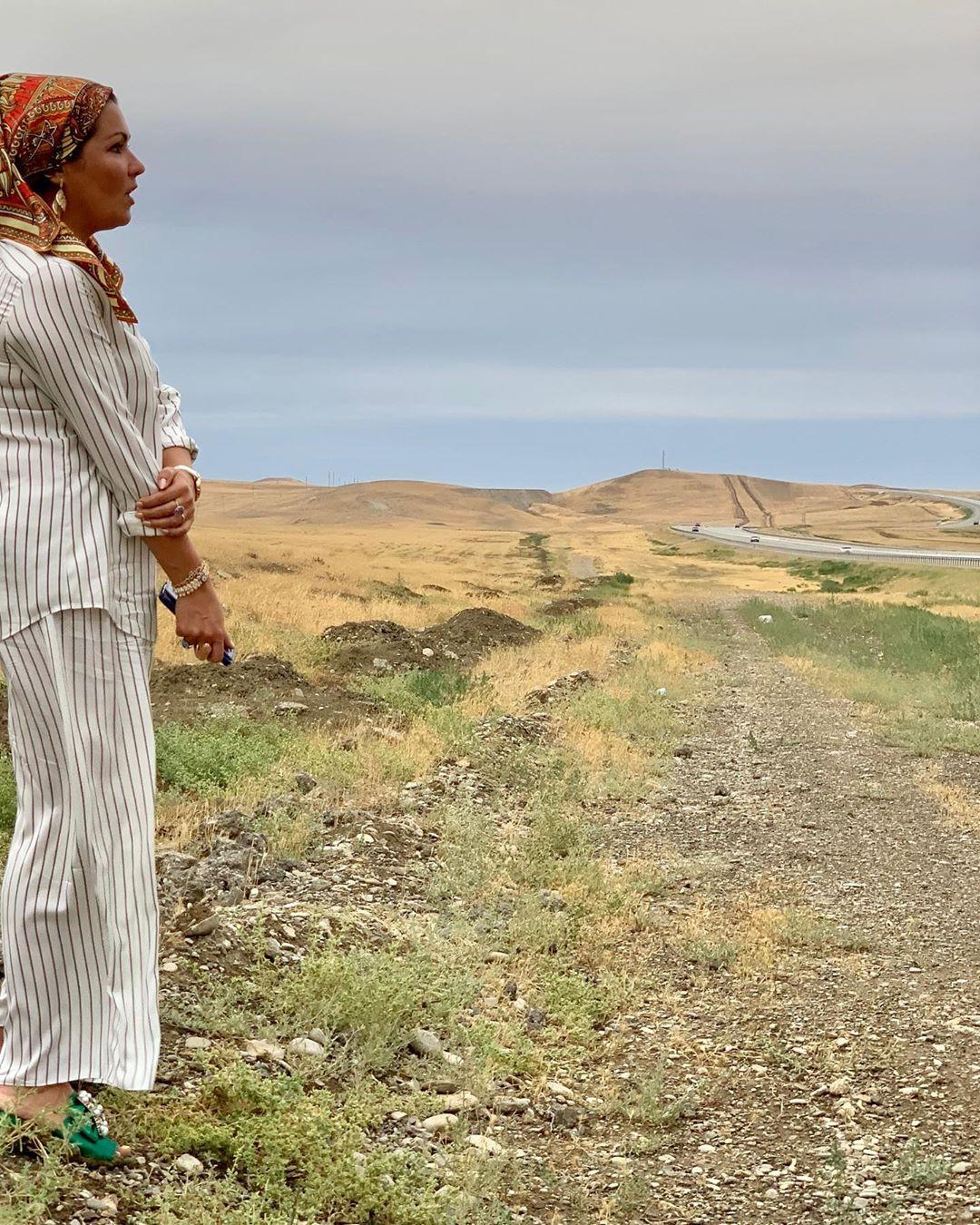 Анна Нетребко путешествует по Азербайджану - Шамахы, Шеки, Гянджа… (ФОТО)