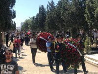 Проводится прощальная церемония с погибшим пилотом Миг-29 (ФОТО)