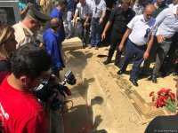 Проводится прощальная церемония с погибшим пилотом Миг-29 (ФОТО)