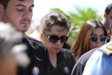 Проводится прощальная церемония с погибшим пилотом Миг-29 (ФОТО)