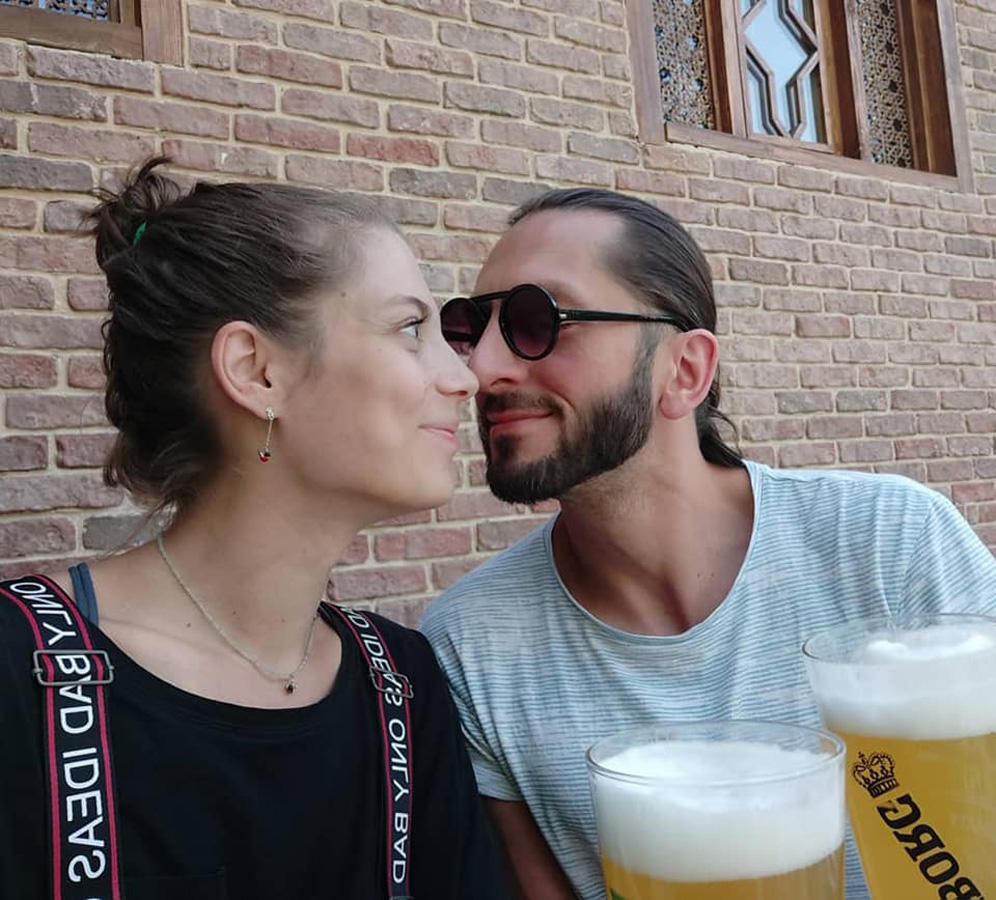 Российский актер с семьей отдыхает в Азербайджане (ФОТО)