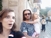 Российский актер с семьей отдыхает в Азербайджане (ФОТО)
