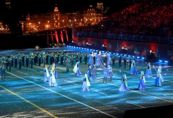 Азербайджанский оркестр на Международном фестивале "Спасская башня" (ФОТО/ВИДЕО)