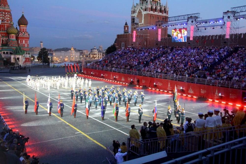 Азербайджанский оркестр на Международном фестивале "Спасская башня" (ФОТО/ВИДЕО)