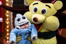 Азербайджанский Ёжик отмечает свой первый год (ВИДЕО, ФОТО)