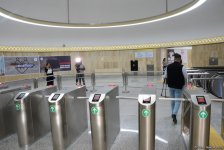 После ремонта открылась станция бакинского метро «Шах Исмаил Хатаи» (ФОТО)