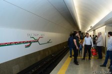 После ремонта открылась станция бакинского метро «Шах Исмаил Хатаи» (ФОТО)