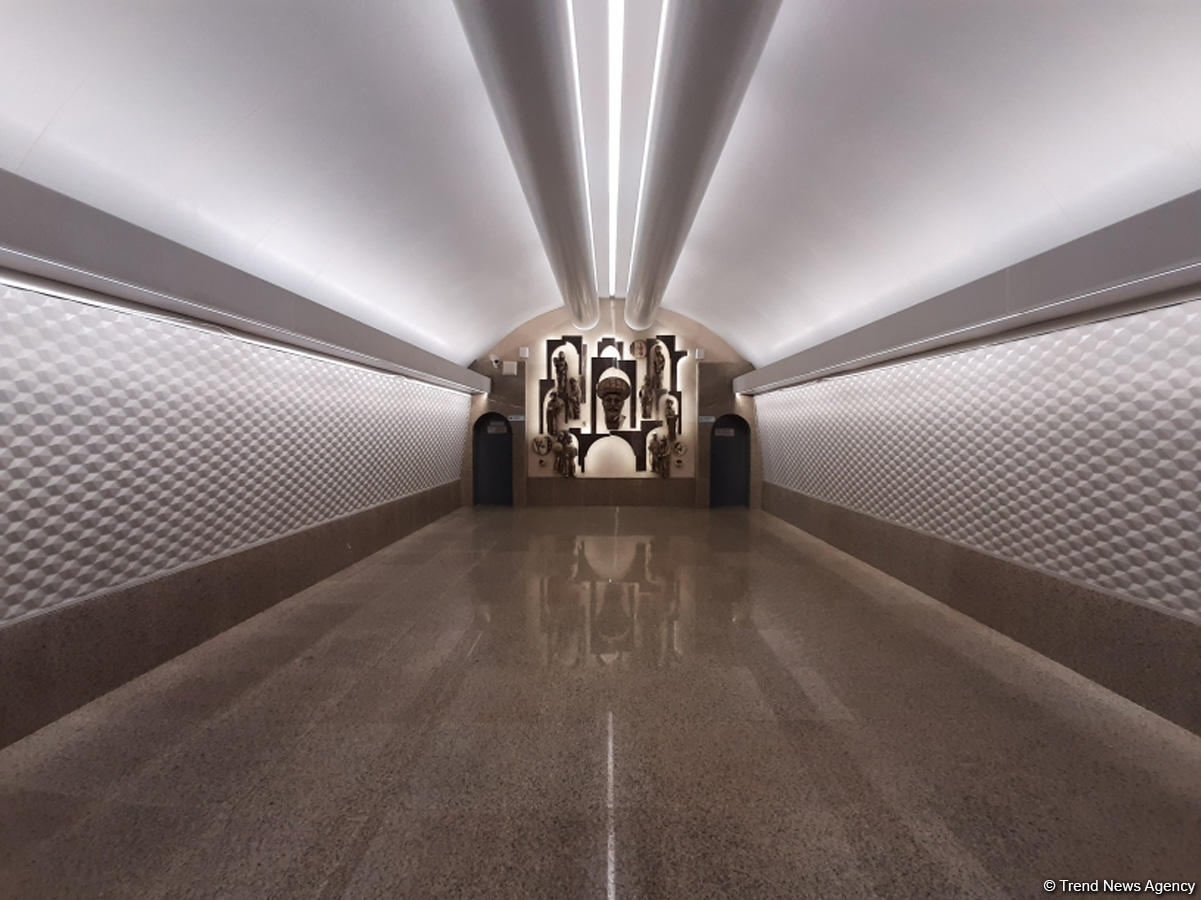После ремонта открылась станция бакинского метро «Шах Исмаил Хатаи» (ФОТО)