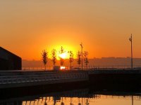 Осенний восход над Бакинской бухтой – красота неимоверная (ВИДЕО, ФОТО)