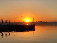 Осенний восход над Бакинской бухтой – красота неимоверная (ВИДЕО, ФОТО)