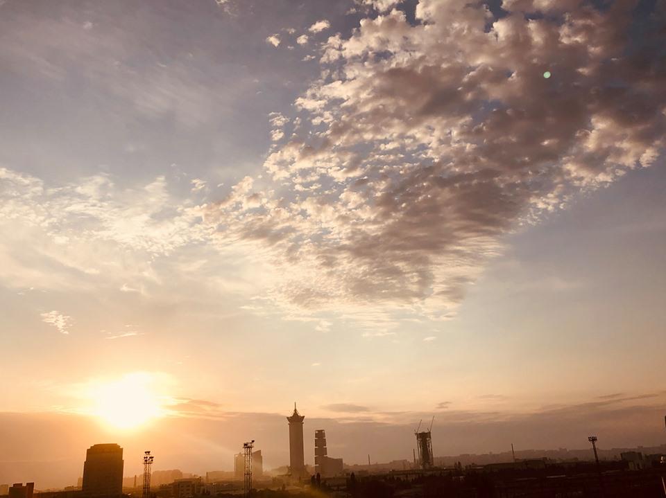 Осенний восход над Бакинской бухтой – красота неимоверная (ВИДЕО, ФОТО)