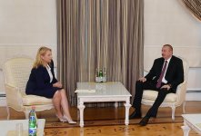 Президент Ильхам Алиев принял министра экономики и устойчивого развития Грузии (ФОТО) (версия 2)