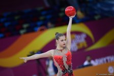 Зохра Агамирова и Вероника Гудис остались довольны своими выступлениями с мячом (ФОТО)
