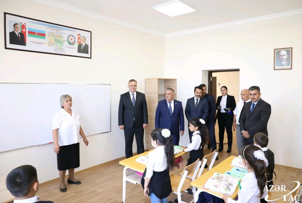 В Агсу и Исмаиллы сданы в эксплуатацию новые школьные здания, построенные Фондом Гейдара Алиева (ФОТО)