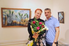 Российский дипломат Оксана Орлова воплотила свою любовь к Азербайджану в ярких картинах (ФОТО)